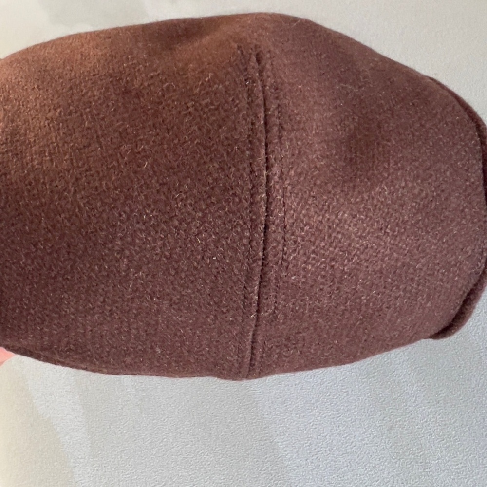 Vintage Kangol Men Brown Wool Textured Flat Cap - Picture 5 of 12